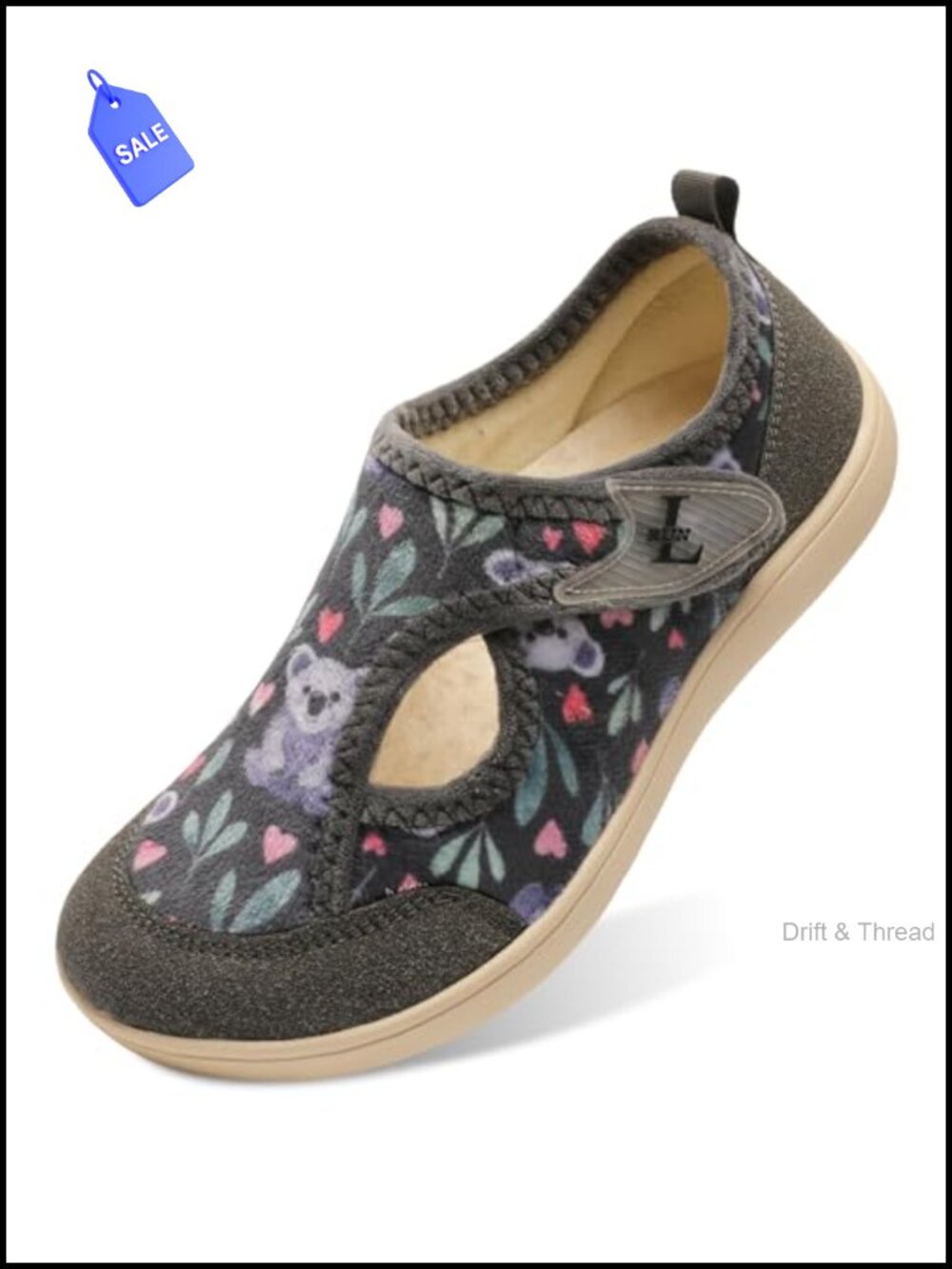 Wide Toe Box Faux Fur Slippers for Women Diabetic Non-Slip House Shoes